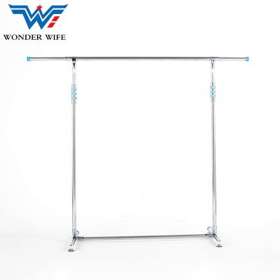 China Sustainable Home Single Pole Balcony Cloth Drying Rack Multifunctional Clothes Hanger Clothes Drying Rack for sale