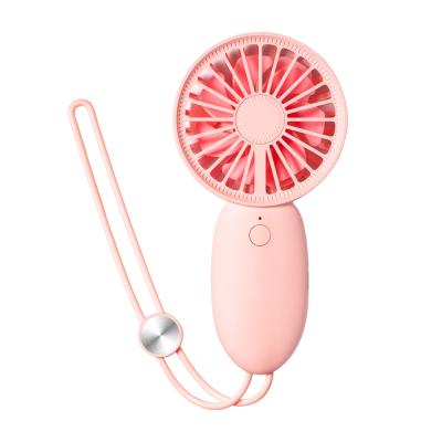 China Futaba Design Doubles Leaf USB Fan Hand Charging Adjustable Strap Creative Mini Fan Portable Hand Held Fans for sale