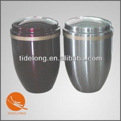 China Adult funeral urn, Funeral Ash Cylinder, metal urn for sale