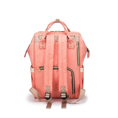 China Night Light Factory Wholesale Cheap Outdoor Mom Baby Diaper Bag Backpack For Travel OEM Custom Fashionable Organizer for sale