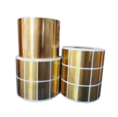 China Abrasion-Resistant Silver and gold PVC adhesive stickers, transparent adhesive raw materials for sale