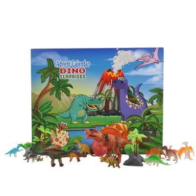 China Dinosaur Advent Calendar Prepare Jurassic Park Kids Style Plastic Realistic Small Realistic Dinosaur Toys Wholesale Popular Educational Dinosaurs for sale