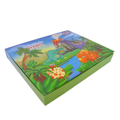 China Wholesale Custom Printed Rectangle Box Children Other Toy Boxes DIY Dinosaurs Toys Art And Craft Supplies for sale