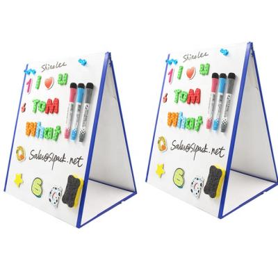 China Amazon Eco-Friendly Hot Selling Dry Erase Board Portable Magnetic Desktop Whiteboard With Stand for sale