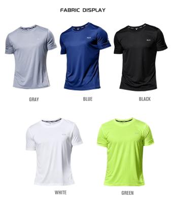 China Multicolor Quick Dry Breathable T Shirt Men's Breathable Short Quick Dry Gym T-shirt Sports Tank Tops Gym Fitness Tank Tops Sportswear for sale