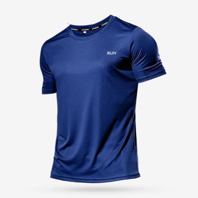 China Gym T-shirt Fitness Tank Tops Running Trainer Shirt Men's Breathable Short Quick-Dry T-shirt Men's Breathable Gym T-shirt Sportswear for sale