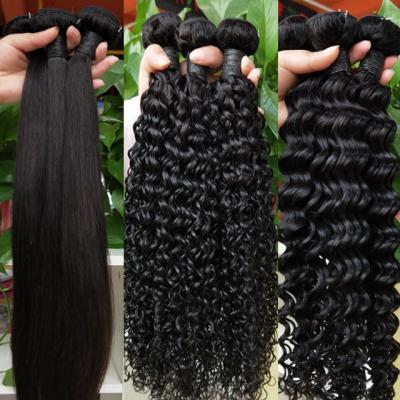 China 10a Grade Silky Straight Raw Unprocessed Natural Brazilian Hair Cuticle Aligned Hair Extensions 10A Grade Straight Hair Bundles For Wholesale for sale