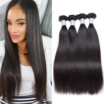 China Cheap Wholesale Raw Indian Virgin Hair Extension Silky Straight Long Wave Cuticle Straight Lined Hair Bundles Natural Hair Products for sale