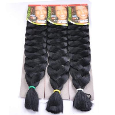 China Hair extension xpression braiding elephant hair synthetic braids 82 in xpression braiding hair extensions 165g pre stretched for sale