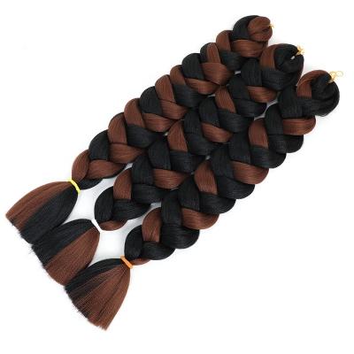 China Jumbo Hair Extension Factory Wholesale Fashion Braid Heat Crochet Braiding Hair Synthetic Braids Straight Yaki Xpression Braiding Hair Extensions for sale