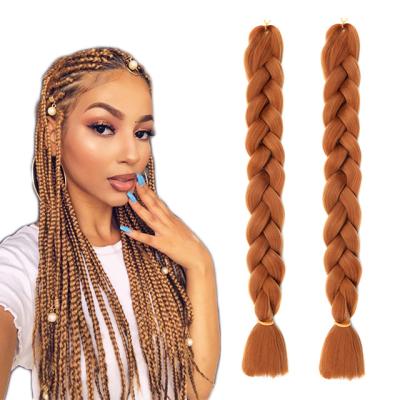 China Hot Selling Synthetic 82 inch 165g jumbo braiding hair extension ombre prestretched jumbo synthetic expression crochet hair extensions for braiding hair for sale