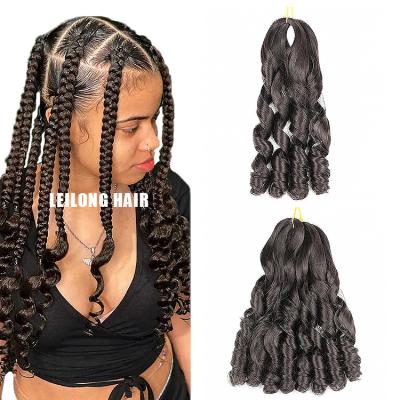 China High Quality With Low Price Loose Wave Crochet Braids Wavy Synthetic Hair Extensions Braiding Hair Spiral To Curl Loose Wave Crochet Hair Extension for sale