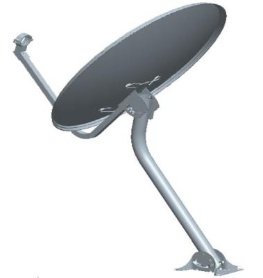 China M Type 12.75GHz 60cm 35.5dBi TV Satellite Dish Antenna for sale