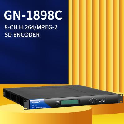 China Kopfende-Digital Fernsehkodierer HD H264 Sd IPTV OTT zu Ethernet IP-Video Live Streaming One Stopp Solution zu verkaufen