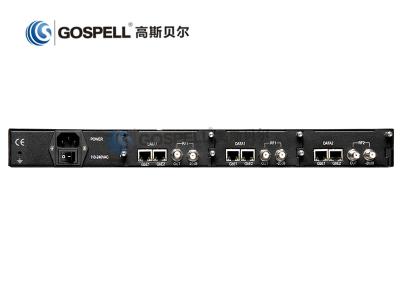 China HD Video DTV Modulator Digital TV Headend 32 QAM Modulation Support Web Browser for sale