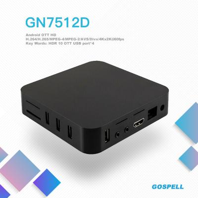 China 4K Android OTT TV Box Amlogic S905W Smart TV Box Netflix Media 2.4G/5g Dual WIFI for sale