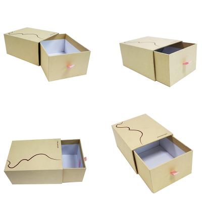 China Recyclable Eco Friendly Cheap Paper Folding Drawer Box Packaging for sale