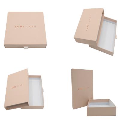 China Shenzhen Recyclable Logo Folding Black Paper Flat Custom Packing Luxury Drawer Gift Box Packaging for sale