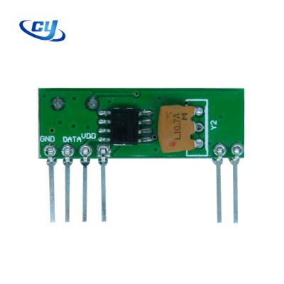 China Garage Door and Gate Receiver Module Low Power Consumption 433.92/315Mhz ASK/OOK Receiver CY55 for sale