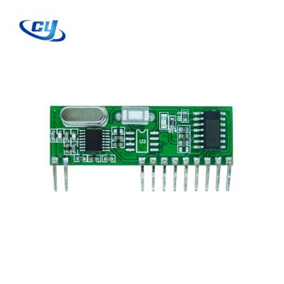 China CYRM02 433.92/315 decoding EV1527 decode receiver module 433mhz 43*13.65*5.5mm for sale