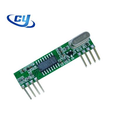 China Smart home system CY02R 315 433 megahertz 433.92mhz rf wireless receiver module for sale