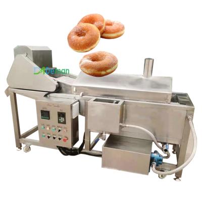 China Hotels Continuous Deep Fryer French Fries Frying Machine Snacks Continuous Frying Machine for sale