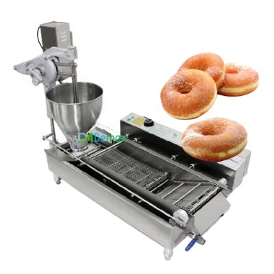 China Hotels Automatic Donut Fryer Making Machine Donut Former Maker Donut Forming Frying Machine for sale