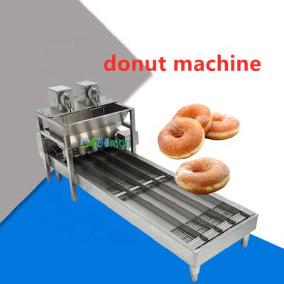 China Hotels Automatic Sweet Donut Frying Making Machine Donut Former Maker Donut Forming Making Machine for sale