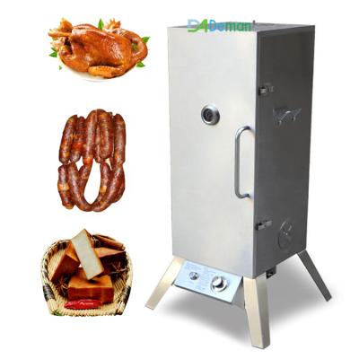 China Mini 15Kg/batch Sausage Meat Sausage Smoke Oven Pork Beef Cured Meat Bacon Smoker Smoked Fish Machine for sale