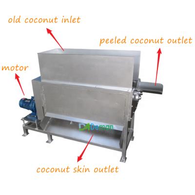 China Coconut Processing Plant Coconut Fiber Peeling Machine Coconut Peeling Machine Coconut Fiber Removal Machine for sale