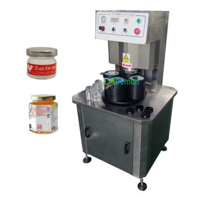 China Food Vacuum Bottle Capping Machine Sauce Glass Jars Vacuum Capper Glass Jar Sealing Machine for sale