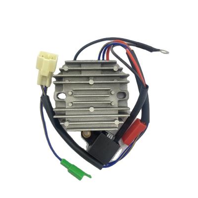 China Plastic + Copper + Electronic Components Motorcycle Rectifier Voltage Regulator 12V PULSAR200NS for sale