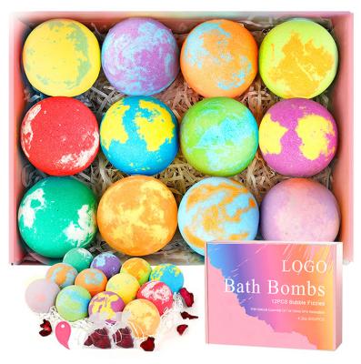 China Customizable Essential Oil Bath Bomb Private Brand Bath And Body Gift Set for sale