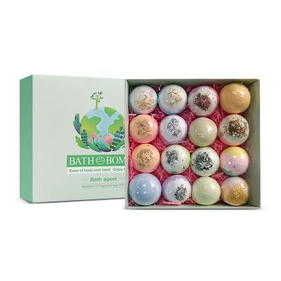 China Private Brand Flower Scented Bath Bombs Gift Set 16 Large 3oz Fizzies with Pure Essential Oils bathbombs with suprise for sale