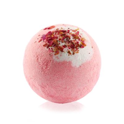 China OEM Private Label 100% Natural Vegan Bubble Rose Flower Bath Bombs Dried Flowers Bath Bombs for sale