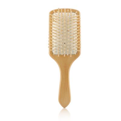 China Natural Scalp Wood Wide Head Massage Comb Wooden Hair Cushion Tooth Massage Comb for sale