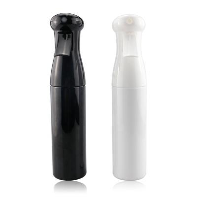 China High Capacity Logo Salon Continuous Spray Bottles Customized Barber Spray Bottle White 300ml spray bottle for sale