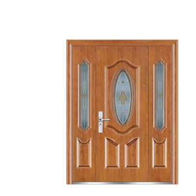 China modern european standardthree panels swing modern style doors exterior door pirnar combination exterior dors for sale