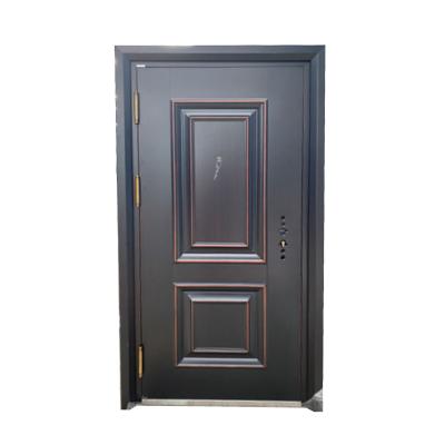 China Nigeria Steel Door Price Modern Stainless Steel Door Double Leaf Steel Door for sale