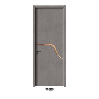 China Modern Laminate Available Oak Veneer Door Styles Melamine Wood Door Skin for sale