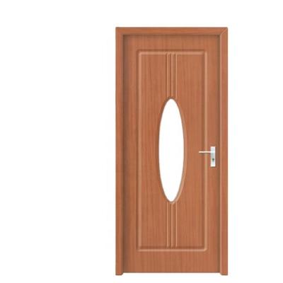 China Modern Design 1 Panel Interior PVC Door Jamb Door PVC Door for sale