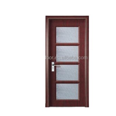 China Good quality rfl pvc modern bathroom interior door glass door price for sale