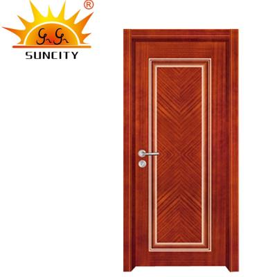 China Modern Luxury Indian Main Paint Wooden Door Designs SC-W006 for sale