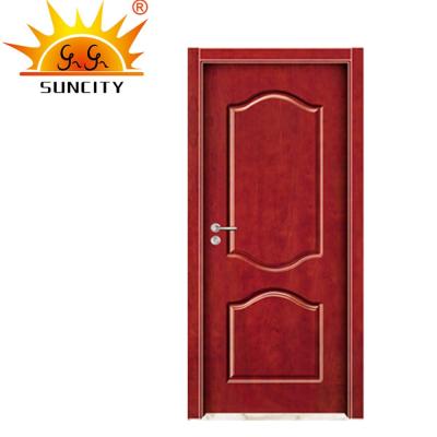 China SC-W046 Matt Modern Color Antique Wooden Door Polish Design for sale