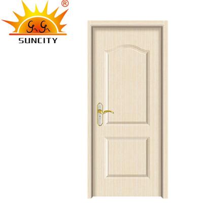 China Modern Fir Interior SC-W125 Interior Skeleton Modern Dressing Room Swing MDF Solid Wood Door for sale