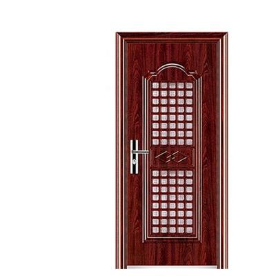 China Modern Design Soundproof Logo Reusable Eco Friendly Custom Made Side Opening Stainless Steel Security Door With Hardware for sale