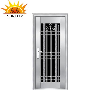 China Modern High Grade Commercial Stainless Steel Security Grill Door Design Malaysia Prices for sale