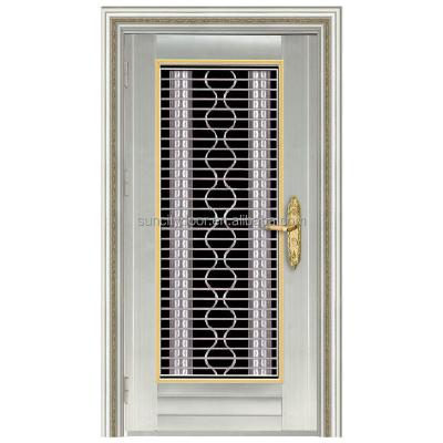 China Modern made in china ss stainless steel puja room door design simple price for sale