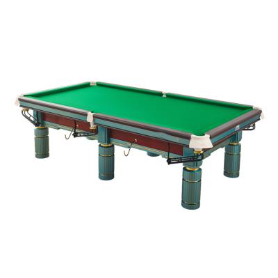 China Indoor Sport Game Table China Factory Pool Table Wholesale Green English Pool Table for sale