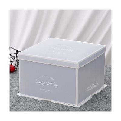 China Recycled Materials Sale Better Durable Using Store Commercial Cardboard Cake Box Single Layer Paper Gift Boxes for sale